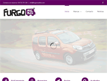 Tablet Screenshot of furgomuebles.com